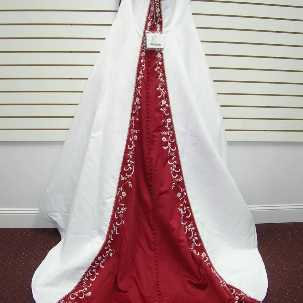 Corset Back Wedding Dress - Picture 3 of 7